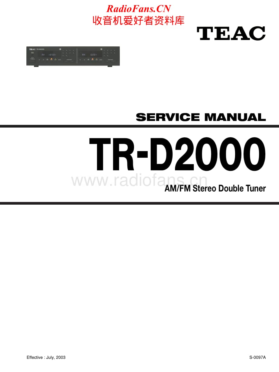 Teac-TR-D2000-Service-Manual电路原理图.pdf_第1页