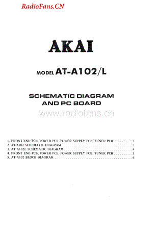 Akai-ATA102-tun-sch维修电路图 手册.pdf