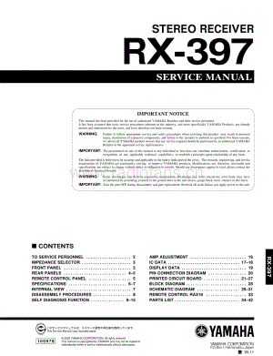 Yamaha-RX-397-Service-Manual电路原理图.pdf