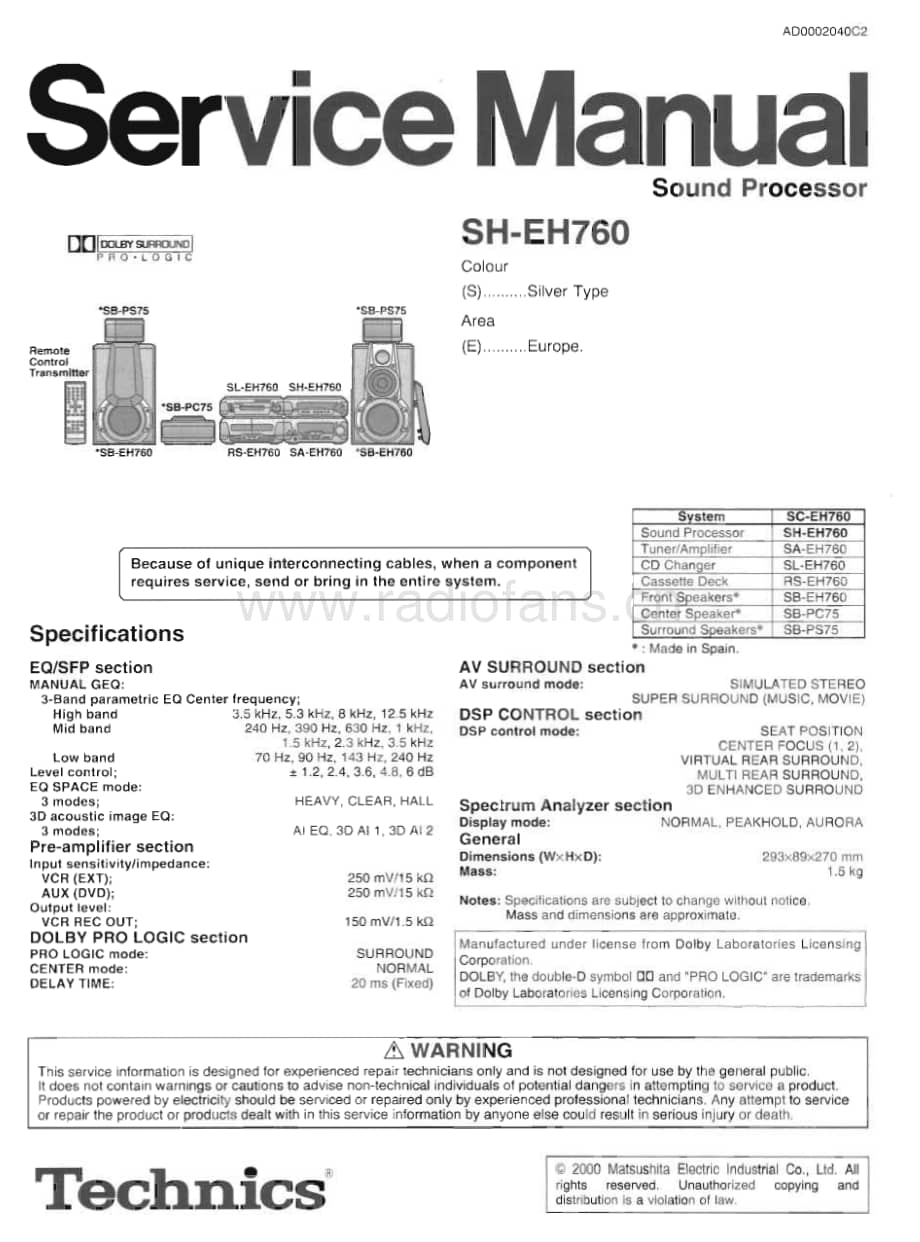 Technics-SHEH-760-Service-Manual电路原理图.pdf_第1页