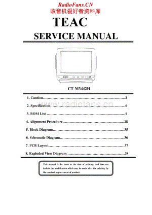 Teac-CT-M3442-H-Service-Manual电路原理图.pdf