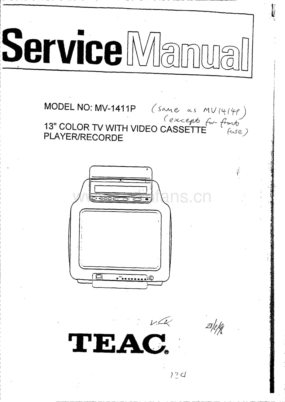 Teac-MV-1411P-Service-Manual电路原理图.pdf_第3页