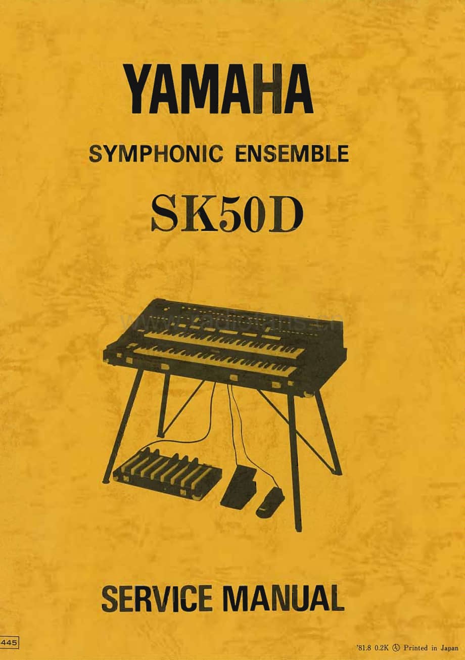 Yamaha-SK-50-D-Service-Manual电路原理图.pdf_第1页