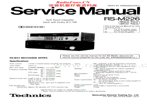 Technics-RSM-226-Service-Manual电路原理图.pdf