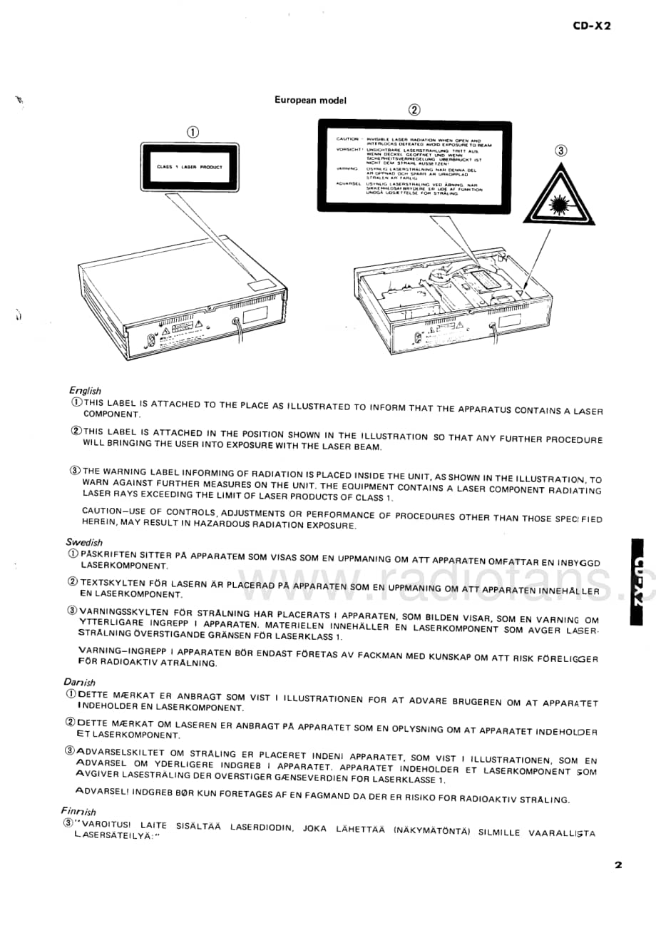 Yamaha-CDX-2-Service-Manual电路原理图.pdf_第3页