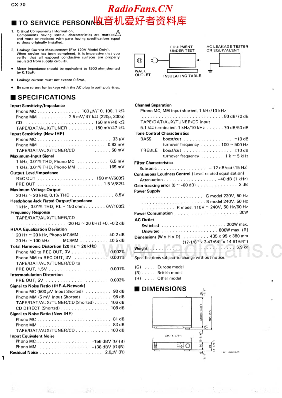 Yamaha-CX-70-Service-Manual电路原理图.pdf_第2页