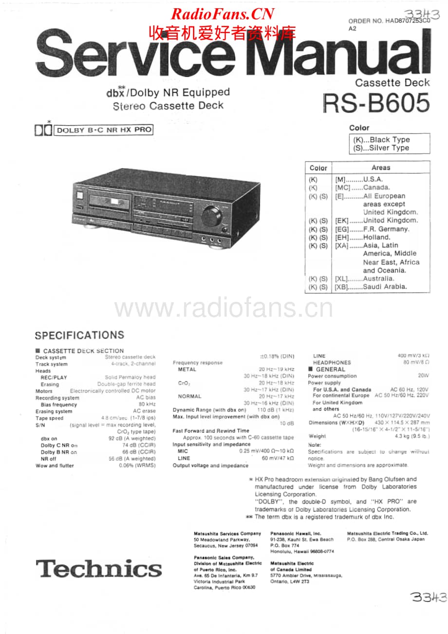 Technics-RSB-605-Service-Manual电路原理图.pdf_第1页