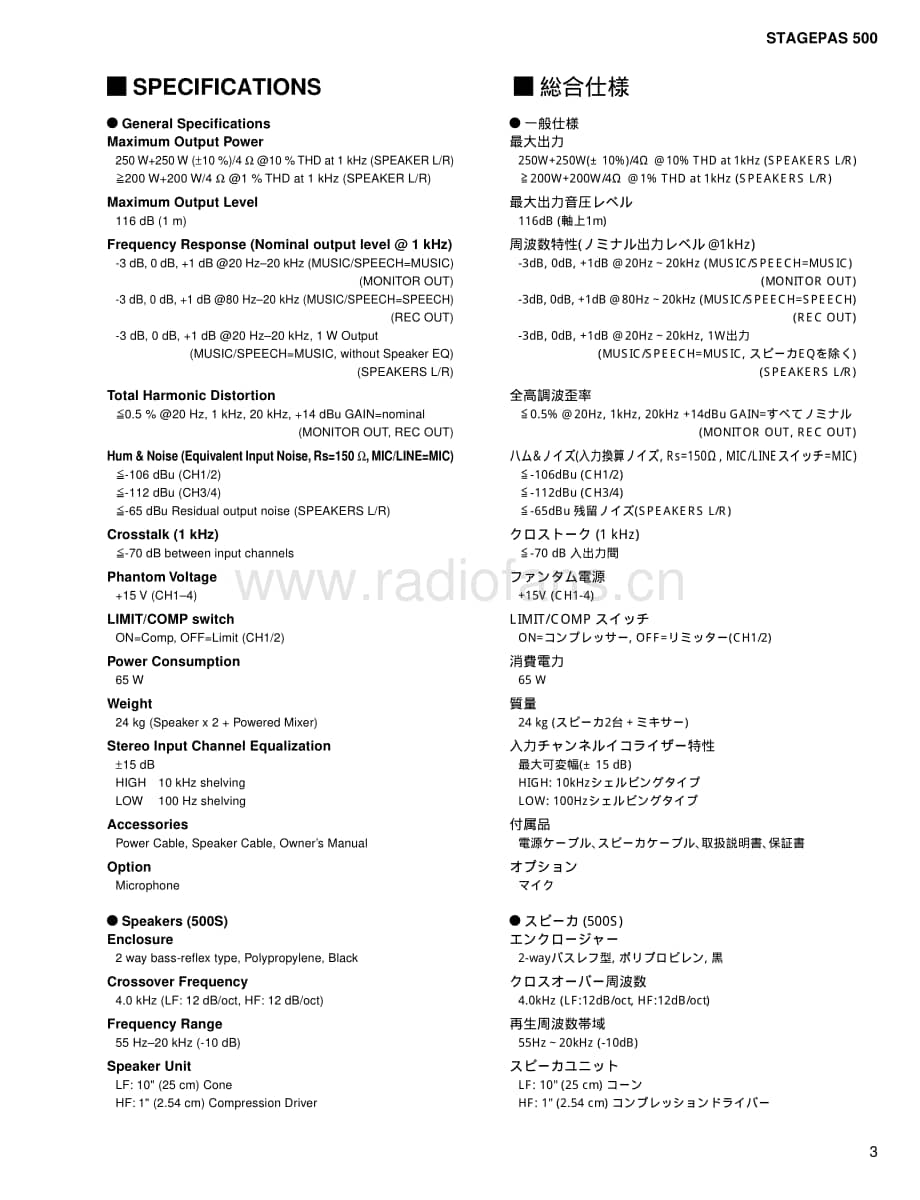 Yamaha-STAGEPAS-500-C-Service-Manual电路原理图.pdf_第3页