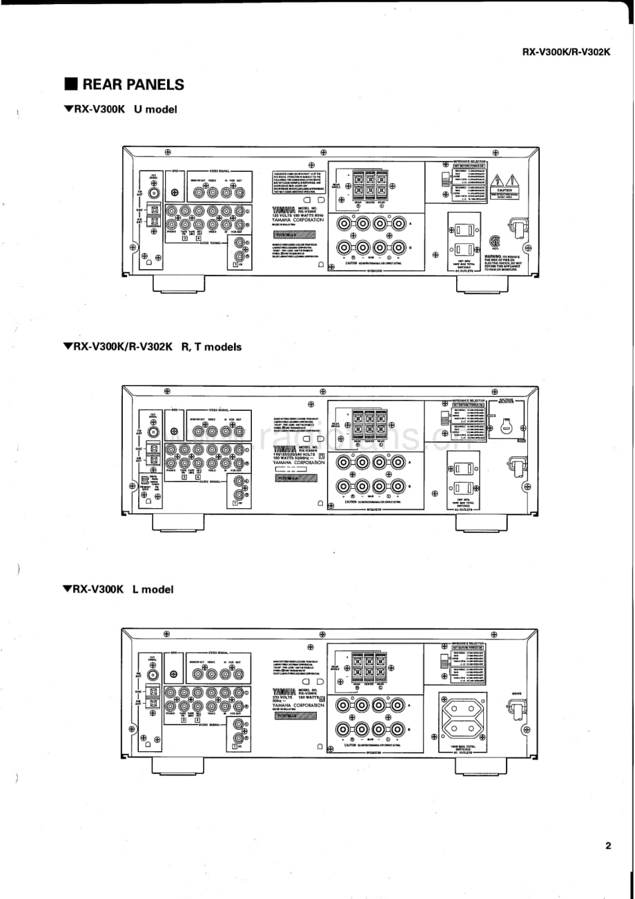 Yamaha-RV-302-K-Service-Manual电路原理图.pdf_第3页