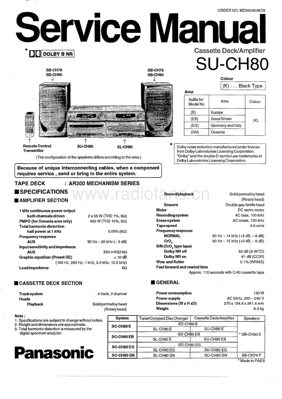 Technics-SUCH-80-Service-Manual电路原理图.pdf_第1页