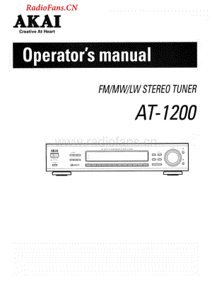 Akai-AT1200-tun-sm维修电路图 手册.pdf