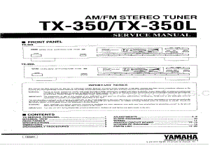 Yamaha-TX-350-Service-Manual电路原理图.pdf