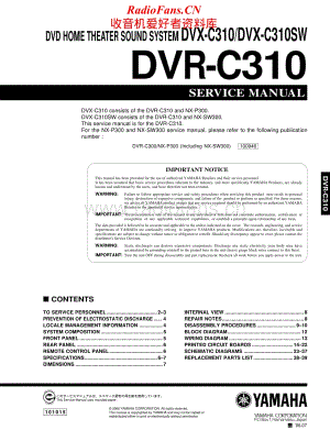 Yamaha-DVRC-310-Service-Manual电路原理图.pdf