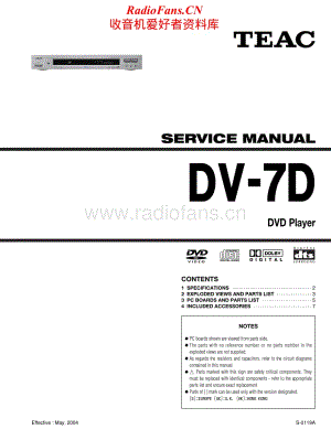 Teac-DV-7D-Service-Manual电路原理图.pdf