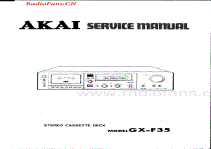 Akai-GXF35-tape-sm维修电路图 手册.pdf