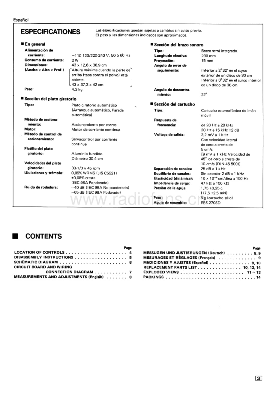 Technics-SLH-304-Service-Manual电路原理图.pdf_第3页