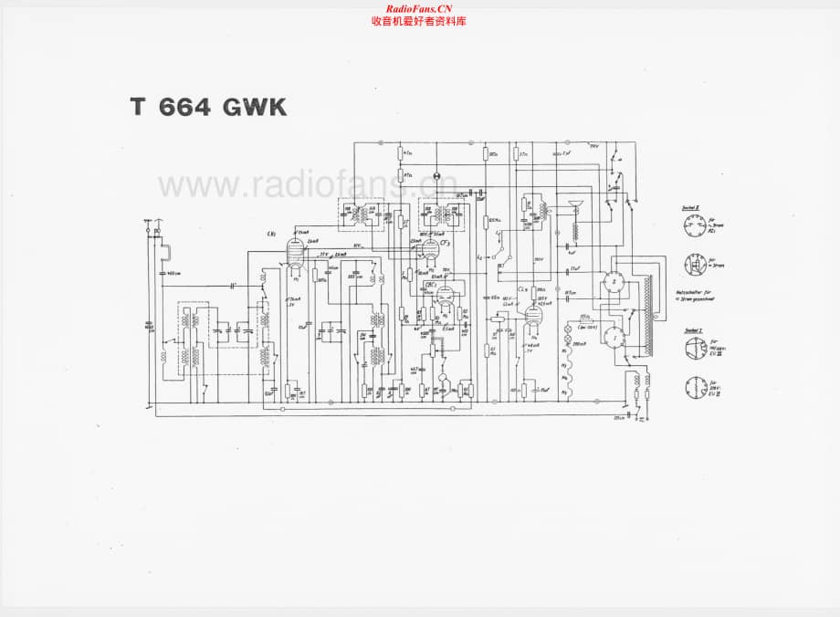 Telefunken-664-GWK-Schematic电路原理图.pdf_第1页