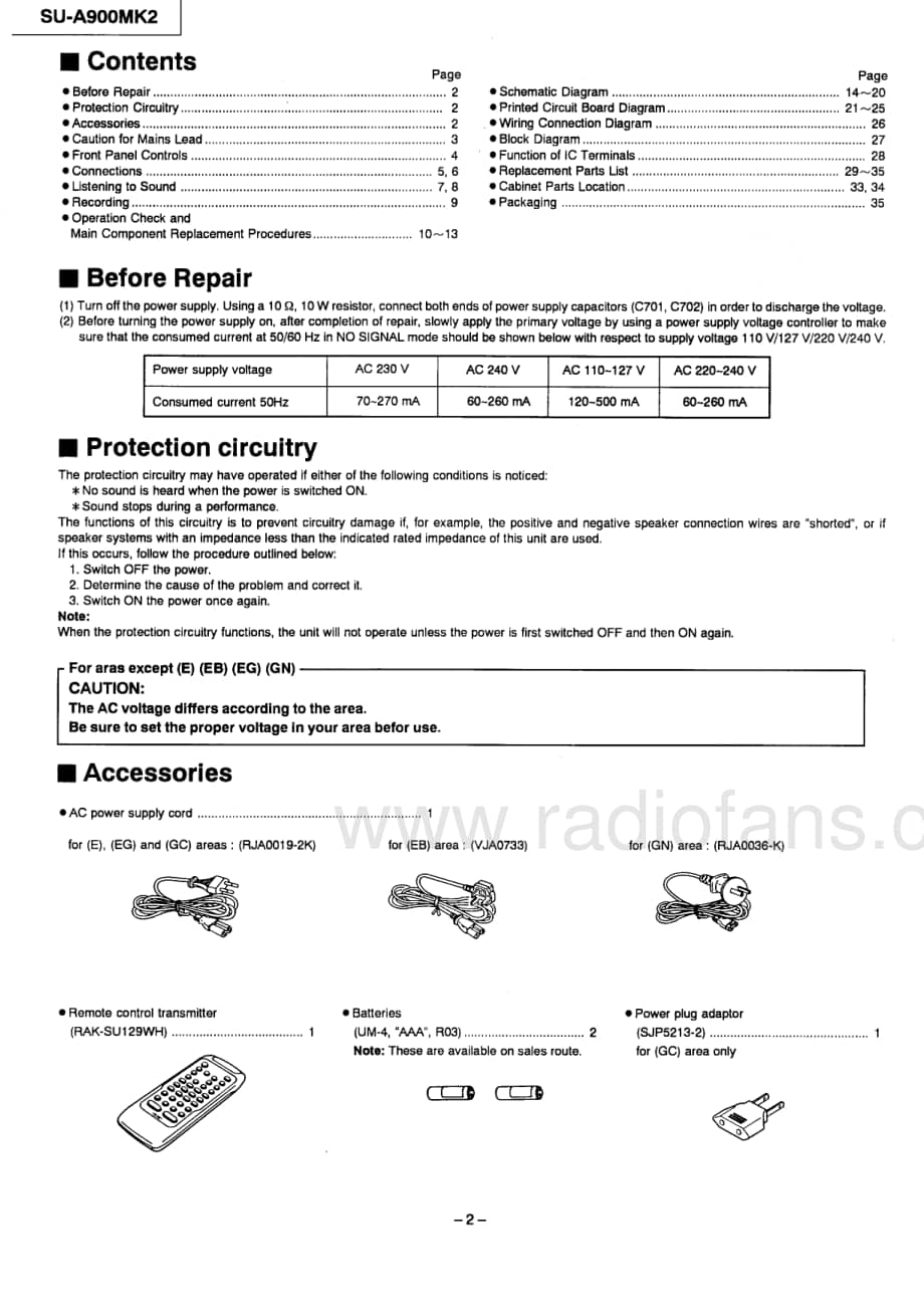 Technics-SUA-900-Mk2-Service-Manual电路原理图.pdf_第2页