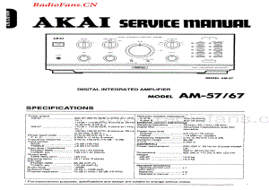 Akai-AM57-int-sm维修电路图 手册.pdf