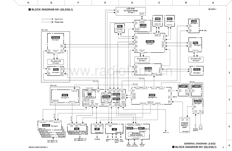 Yamaha-QL-5-Service-Manual-Part-4电路原理图.pdf_第1页