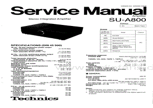Technics-SUA-800-Service-Manual电路原理图.pdf