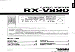 Yamaha-RXV-890-Service-Manual电路原理图.pdf