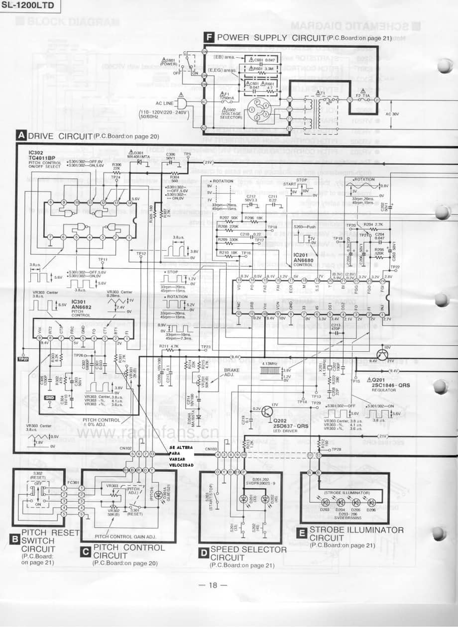 Technics-SL-1200-Schematics电路原理图.pdf_第3页