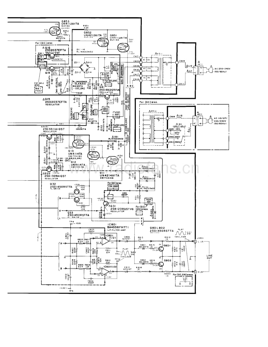 Technics-SLPD-687-Schematics电路原理图.pdf_第3页