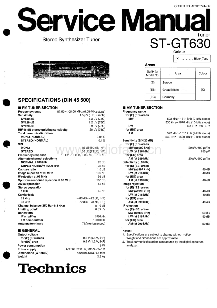 Technics-ST-GT-650-Service-Manual电路原理图.pdf_第1页