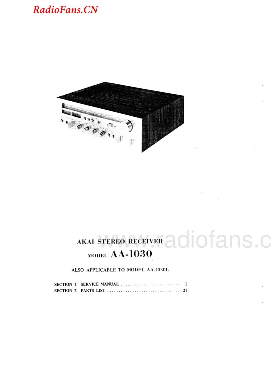 Akai-AA1030-rec-sm维修电路图 手册.pdf_第2页