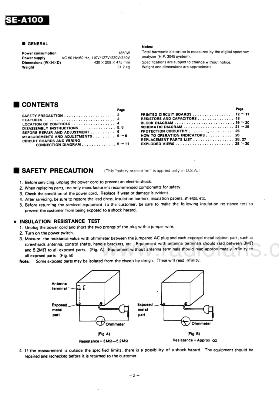 Technics-SEA-100-Service-Manual电路原理图.pdf_第2页