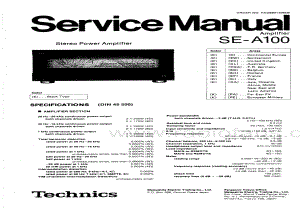 Technics-SEA-100-Service-Manual电路原理图.pdf