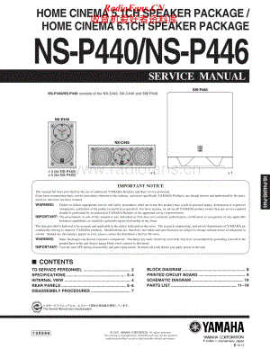 Yamaha-NSP-440-Service-Manual电路原理图.pdf