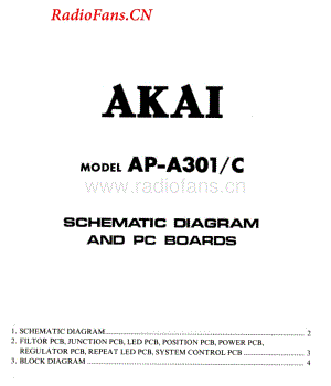 Akai-AP301C-tt-sch维修电路图 手册.pdf