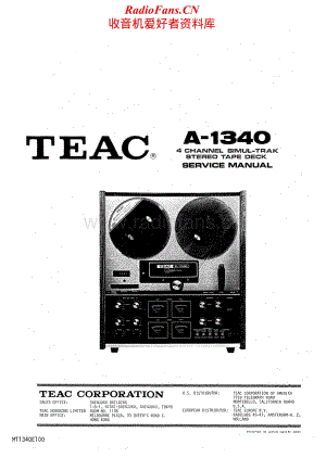 Teac-A-1340-Service-Manual电路原理图.pdf