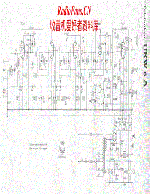 Telefunken-UKW-6A-Schematic电路原理图.pdf