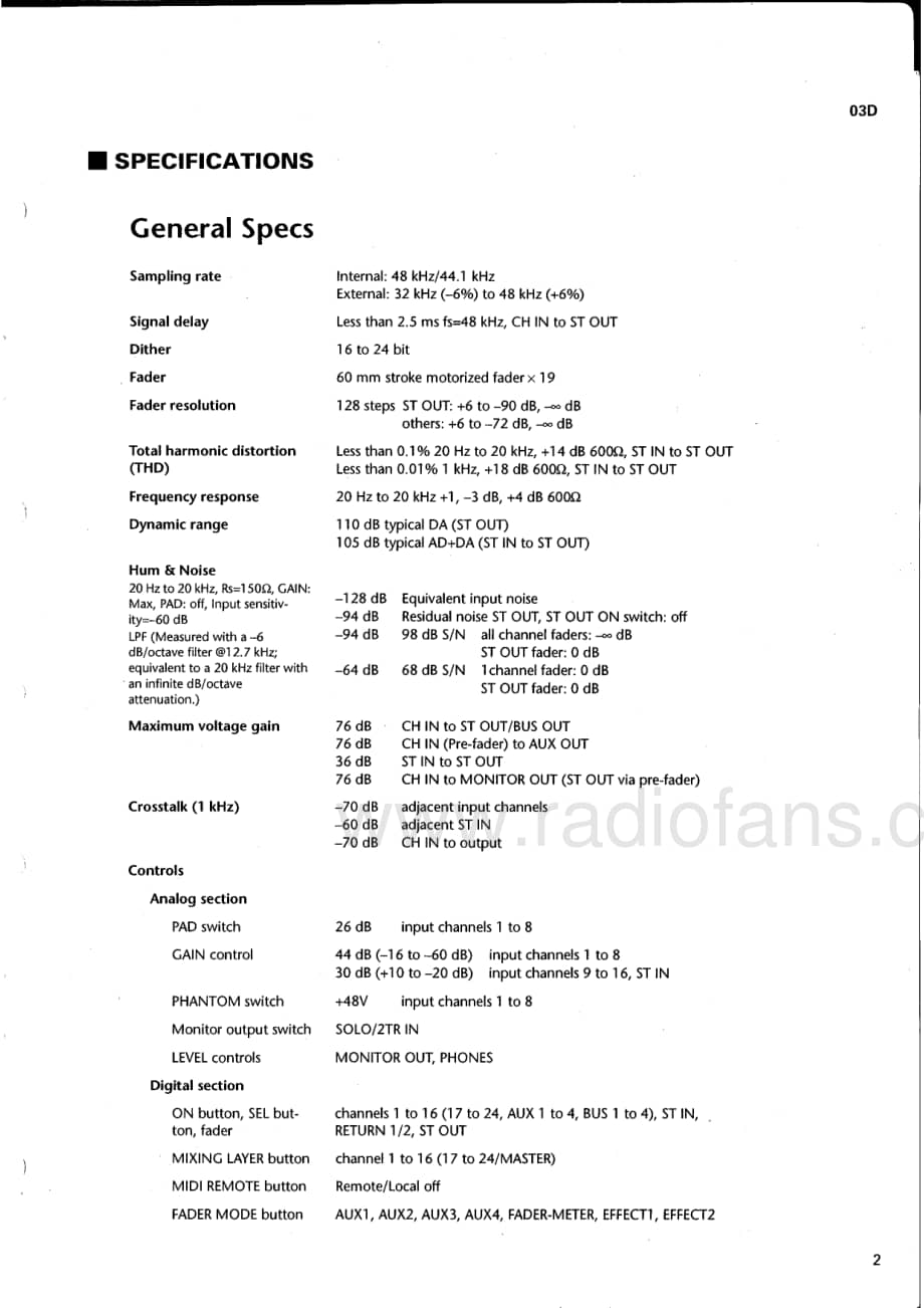 Yamaha-03-D-Service-Manual电路原理图.pdf_第3页