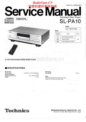 Technics-SLPA-10-Service-Manual电路原理图.pdf