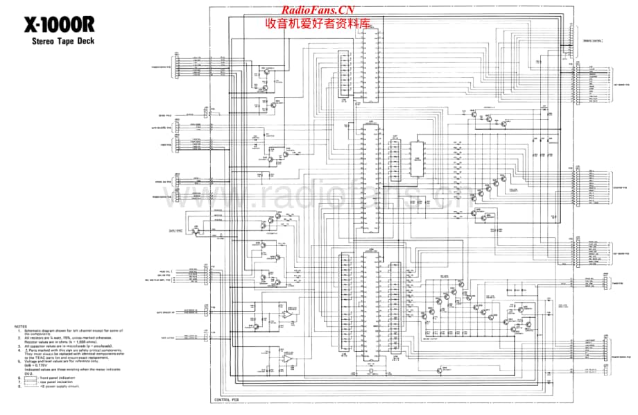 Teac-X-1000R-Schematic电路原理图.pdf_第1页