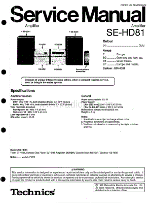 Technics-SEHD-81-Service-Manual电路原理图.pdf