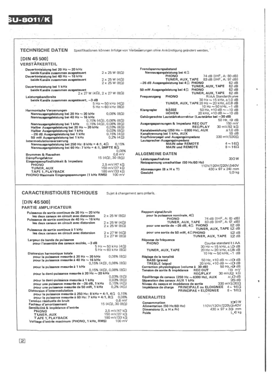 Technics-SU-8011-K-Service-Manual电路原理图.pdf_第2页