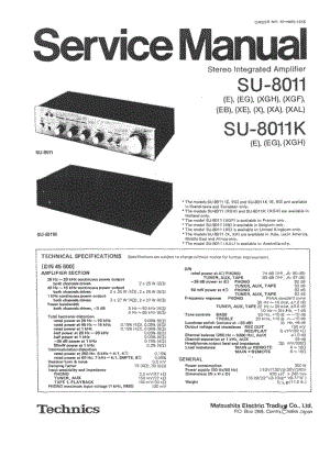 Technics-SU-8011-K-Service-Manual电路原理图.pdf