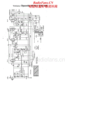 Telefunken-Operette-9H65-WK-Schematic电路原理图.pdf