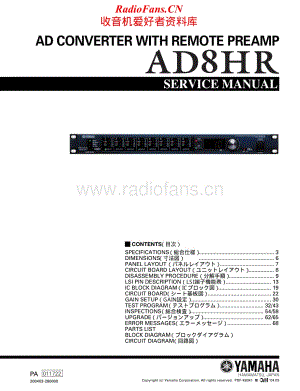 Yamaha-AD-8-HR-Service-Manual电路原理图.pdf