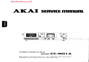 Akai-CSM01A-tape-sm维修电路图 手册.pdf