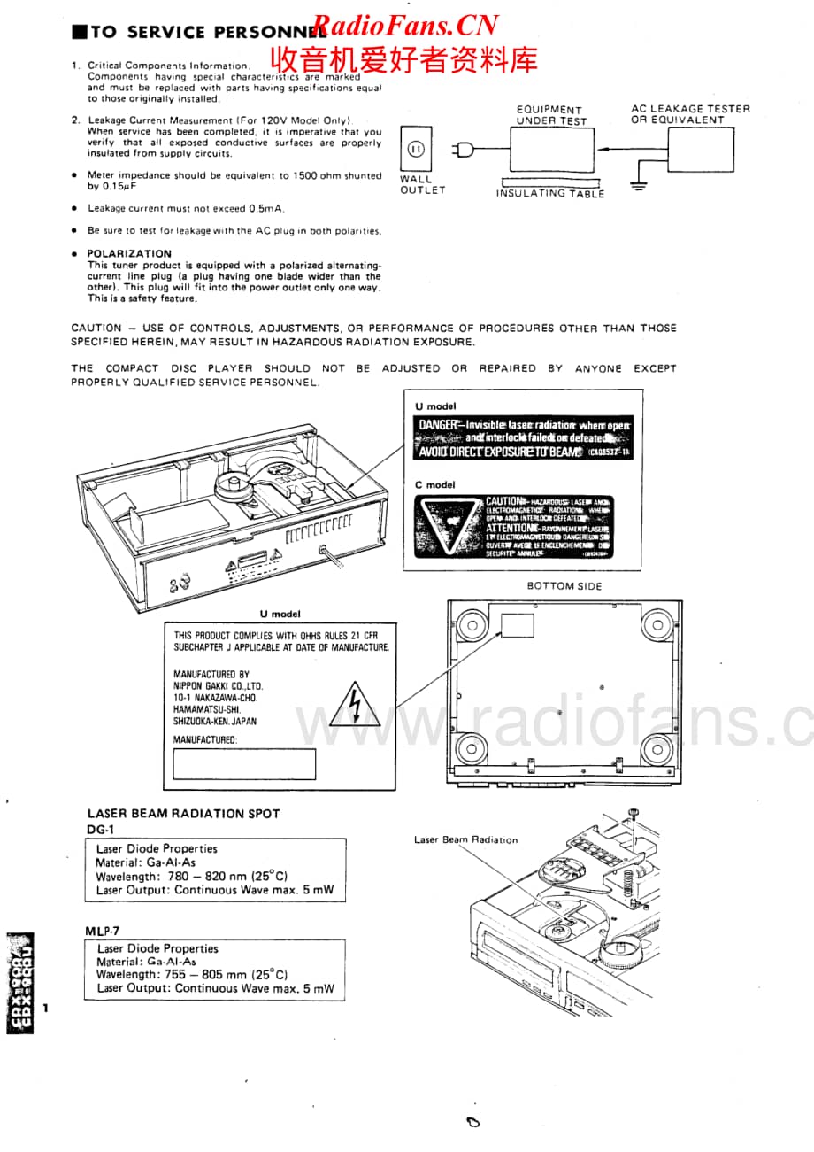 Yamaha-CDX-900-U-Service-Manual电路原理图.pdf_第2页