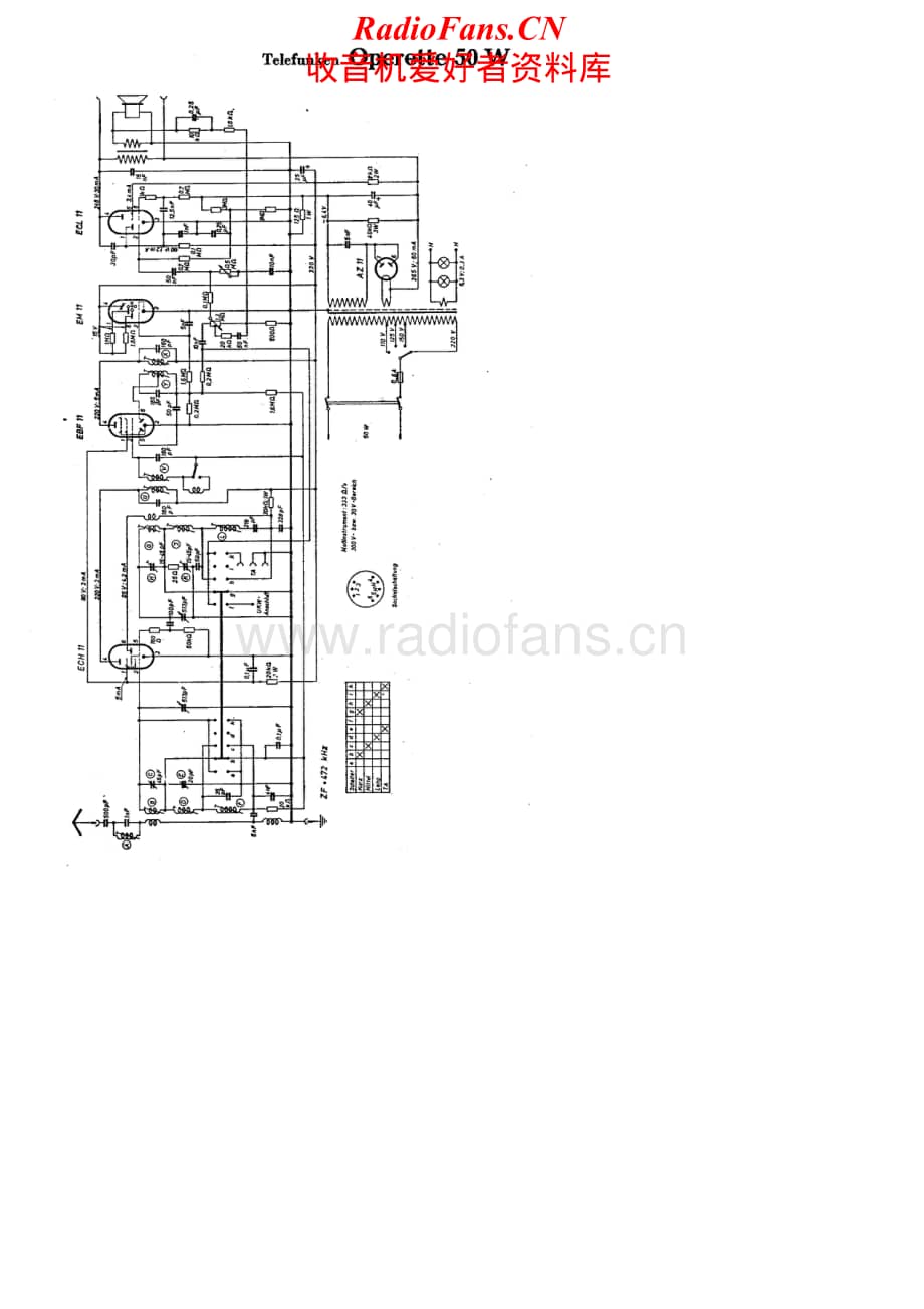 Telefunken-Operette-50W-Schematic电路原理图.pdf_第1页