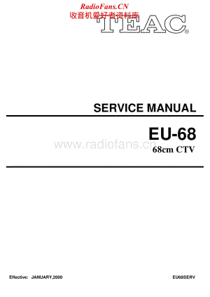 Teac-EU-68-Service-Manual电路原理图.pdf