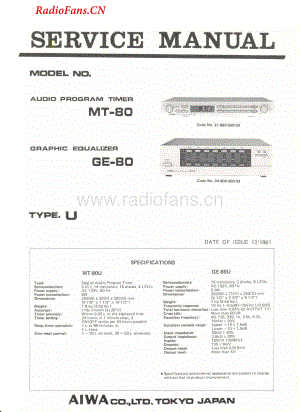 Aiwa-MT80-timer-sm维修电路图 手册.pdf