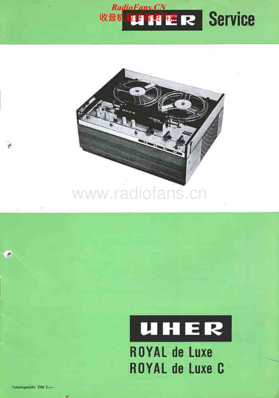 Uher-10000-Royal-de-Luxe-Service-Manual电路原理图.pdf_第1页